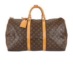 Keepall 50, Canvas, Monogram, MB852, L, 2*